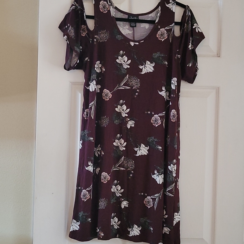 Cold shoulder dress